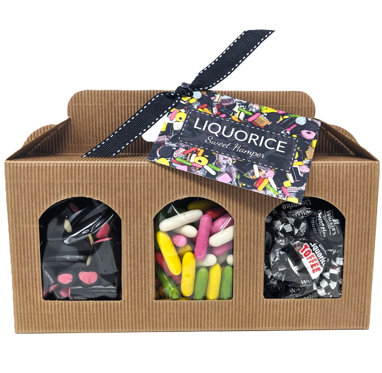Liquorice Kraft Hamper Box