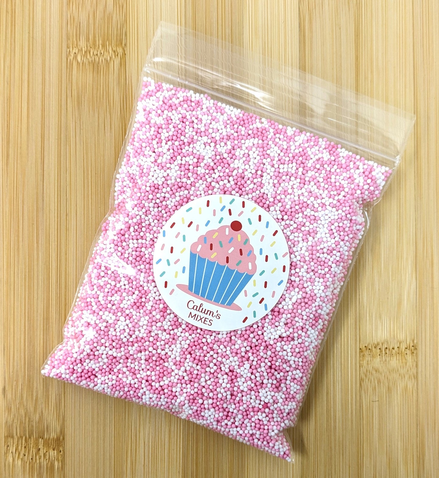 Pink & White Cake Sprinkles