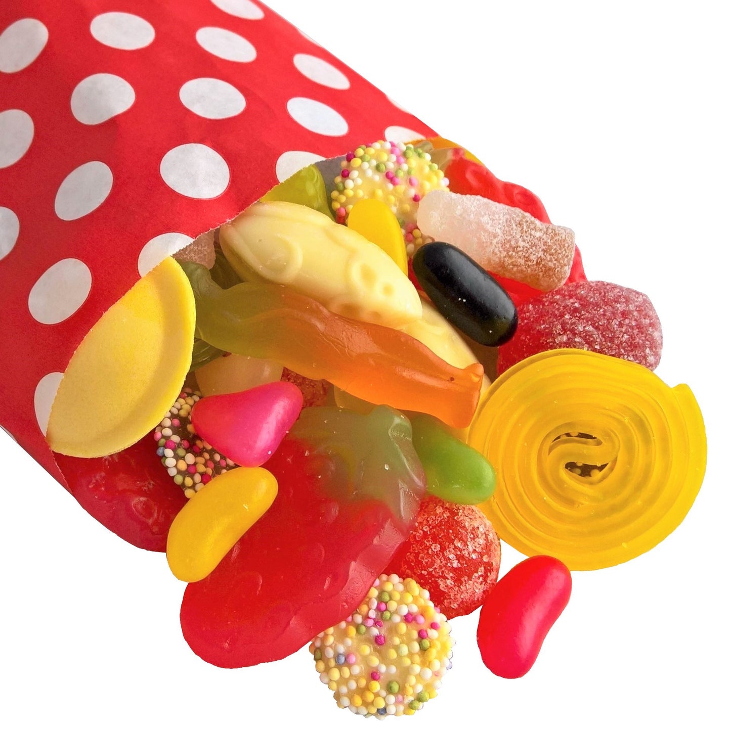 Vegetarian Sweet Mix - Strawberry Laces Sweet Shop