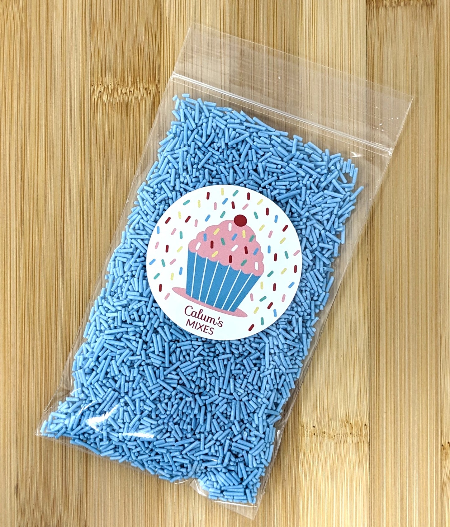 Blue Sugar Strands Cake Sprinkles