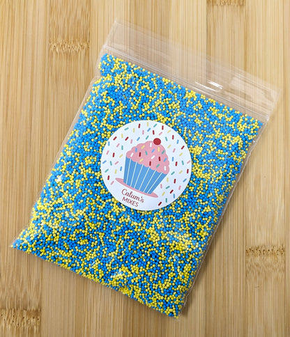 Blue & Yellow Cake Sprinkles