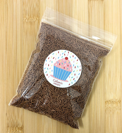 Chocolate Flavour Sugar Strands Cake Sprinkles