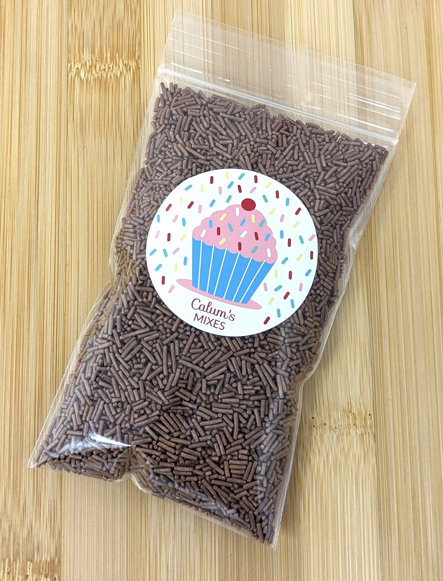 Chocolate Flavour Sugar Strands Cake Sprinkles