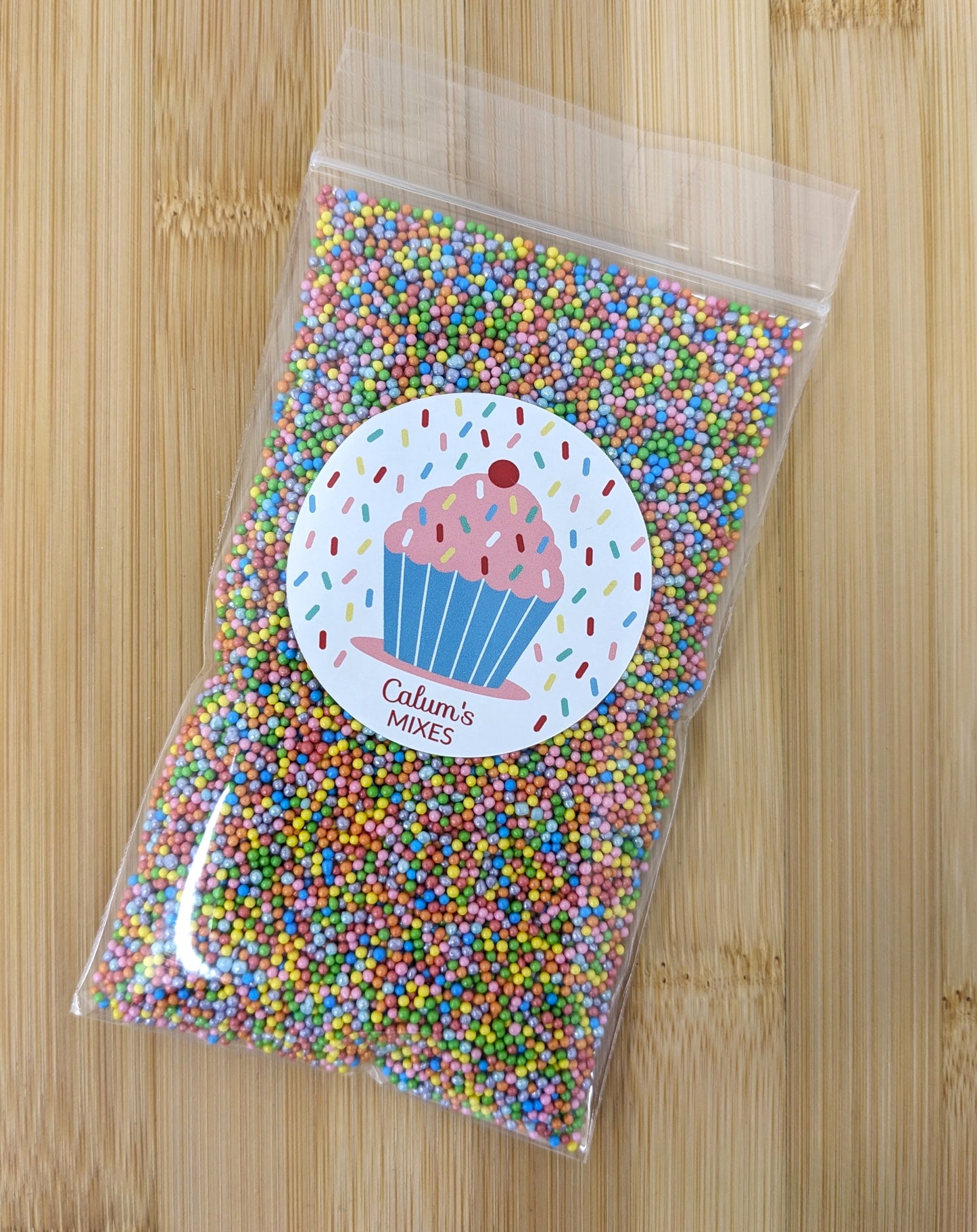 Glimmer Rainbow Mixed Cake Sprinkles