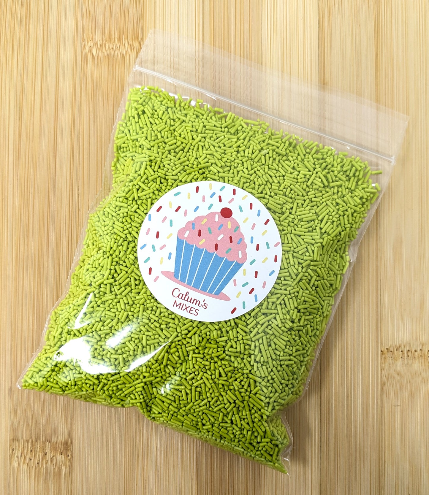 Green Sugar Strands Cake Sprinkles