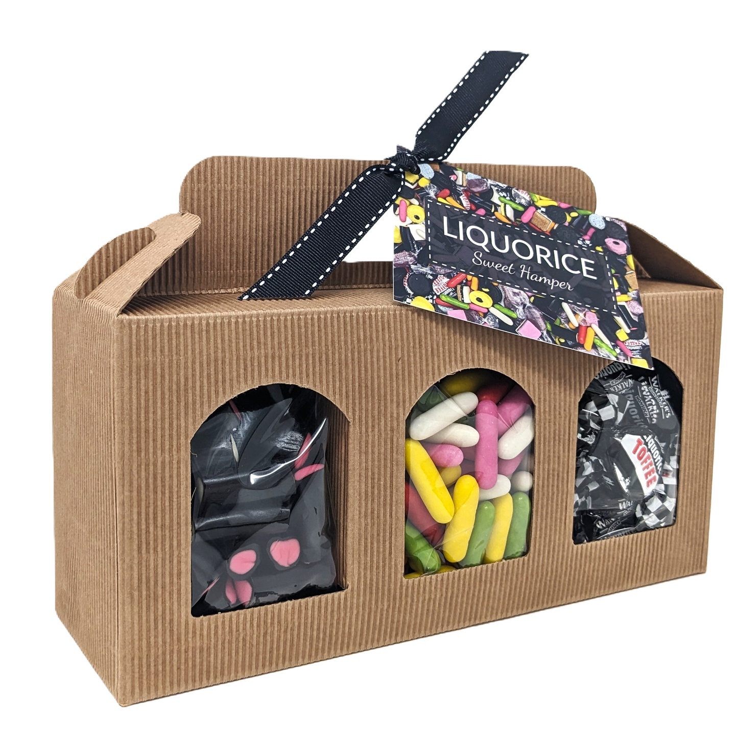 Liquorice Kraft Hamper Box