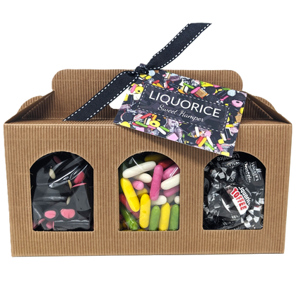 Liquorice Kraft Hamper Box