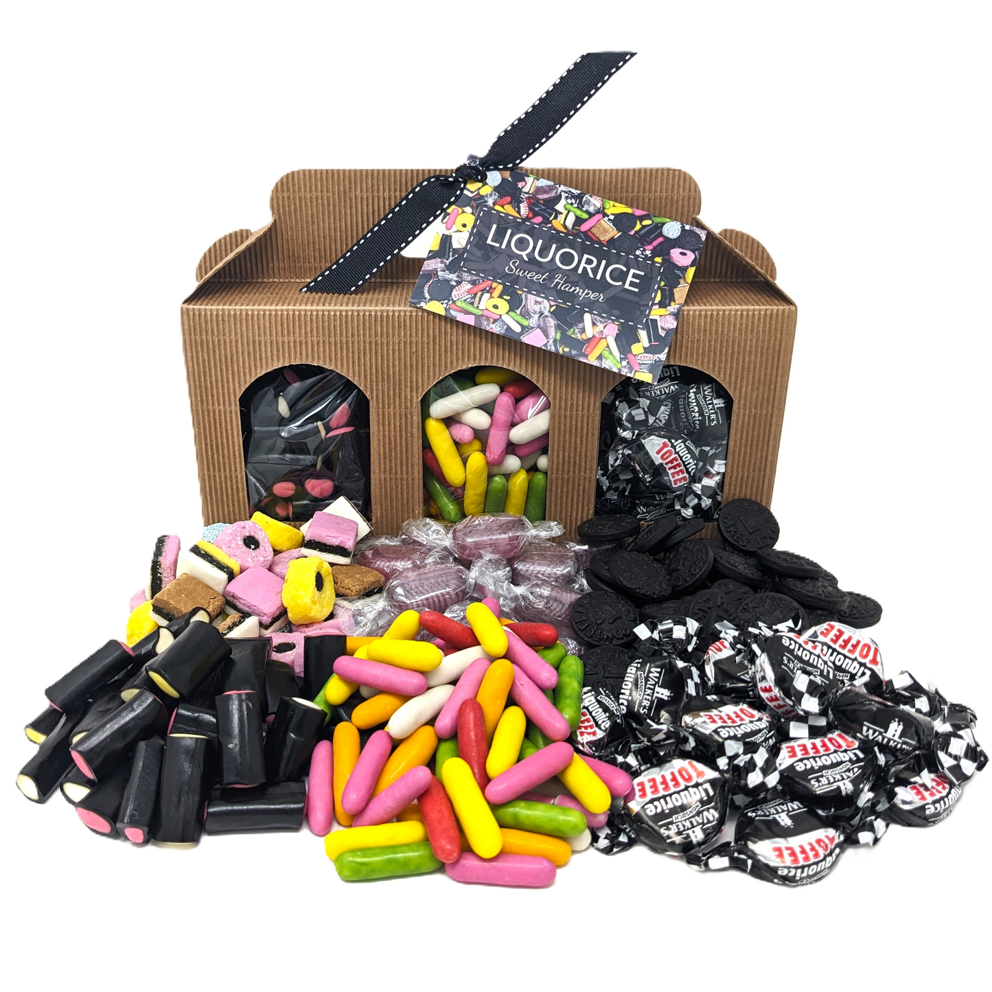 Liquorice Kraft Hamper Box