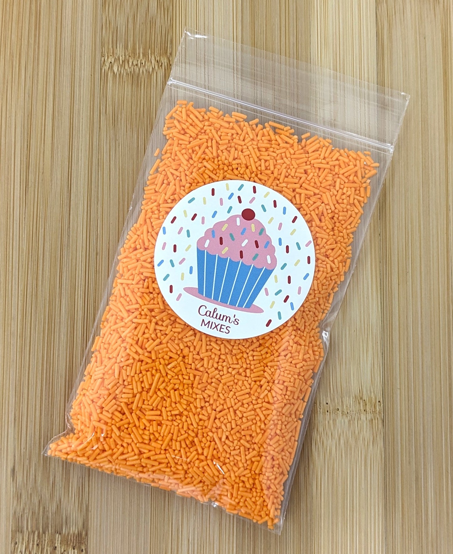 Orange Sugar Strands Cake Sprinkles