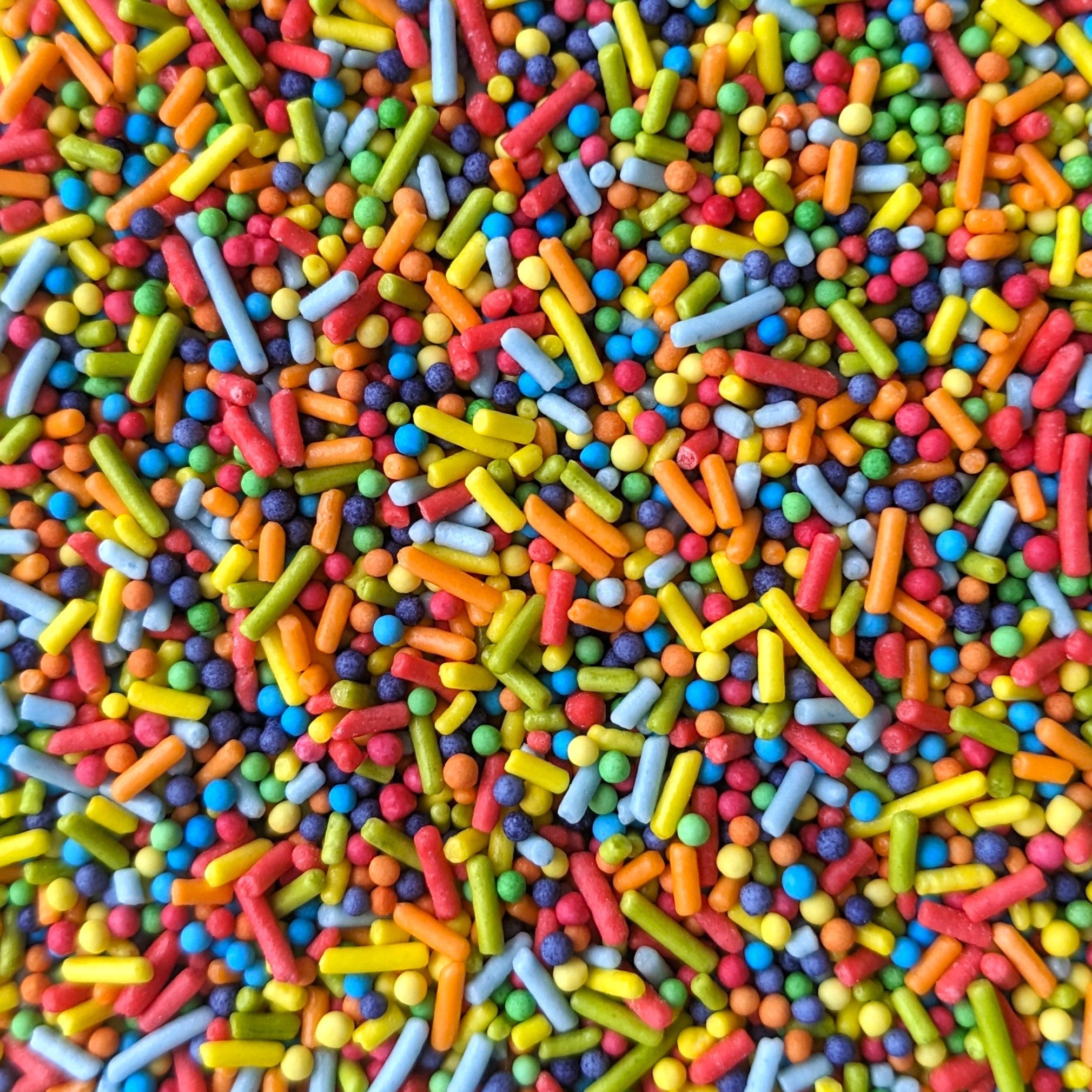 Springkles Cakes Party Mix Cake Sprinkles - Rainbow Coloured Cupcake Topper Sprinkles ...