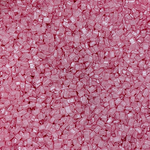 Pink Glimmer Sugar Cake Sprinkles