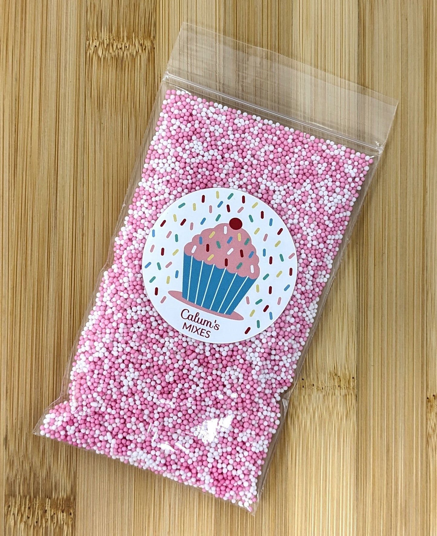 Pink & White Cake Sprinkles