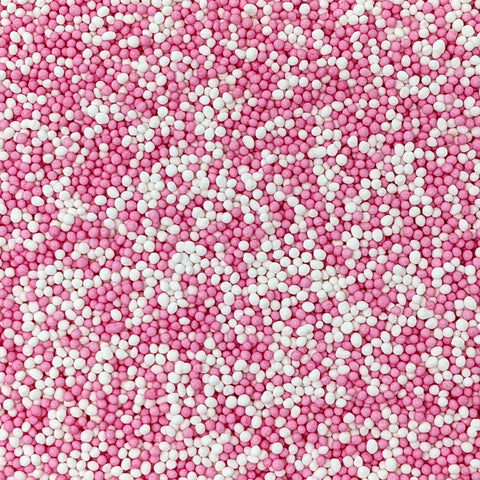 Pink & White Cake Sprinkles