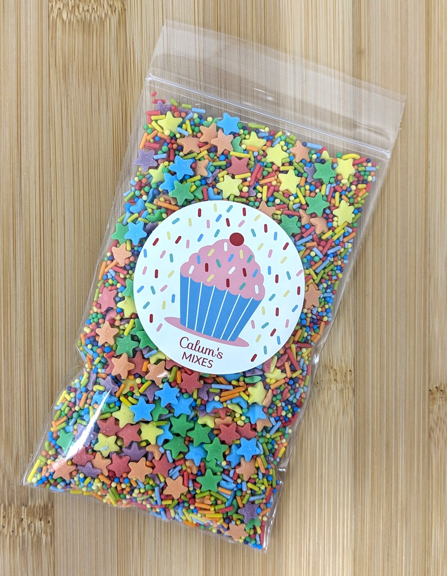 Rainbow Stars Mix Cake Sprinkles