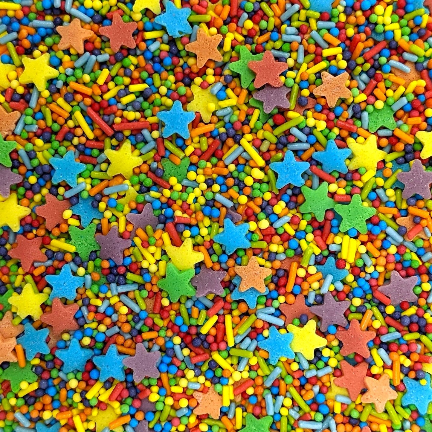 Rainbow Stars Mix Cake Sprinkles