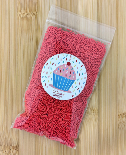 Red Sugar Strands Cake Sprinkles