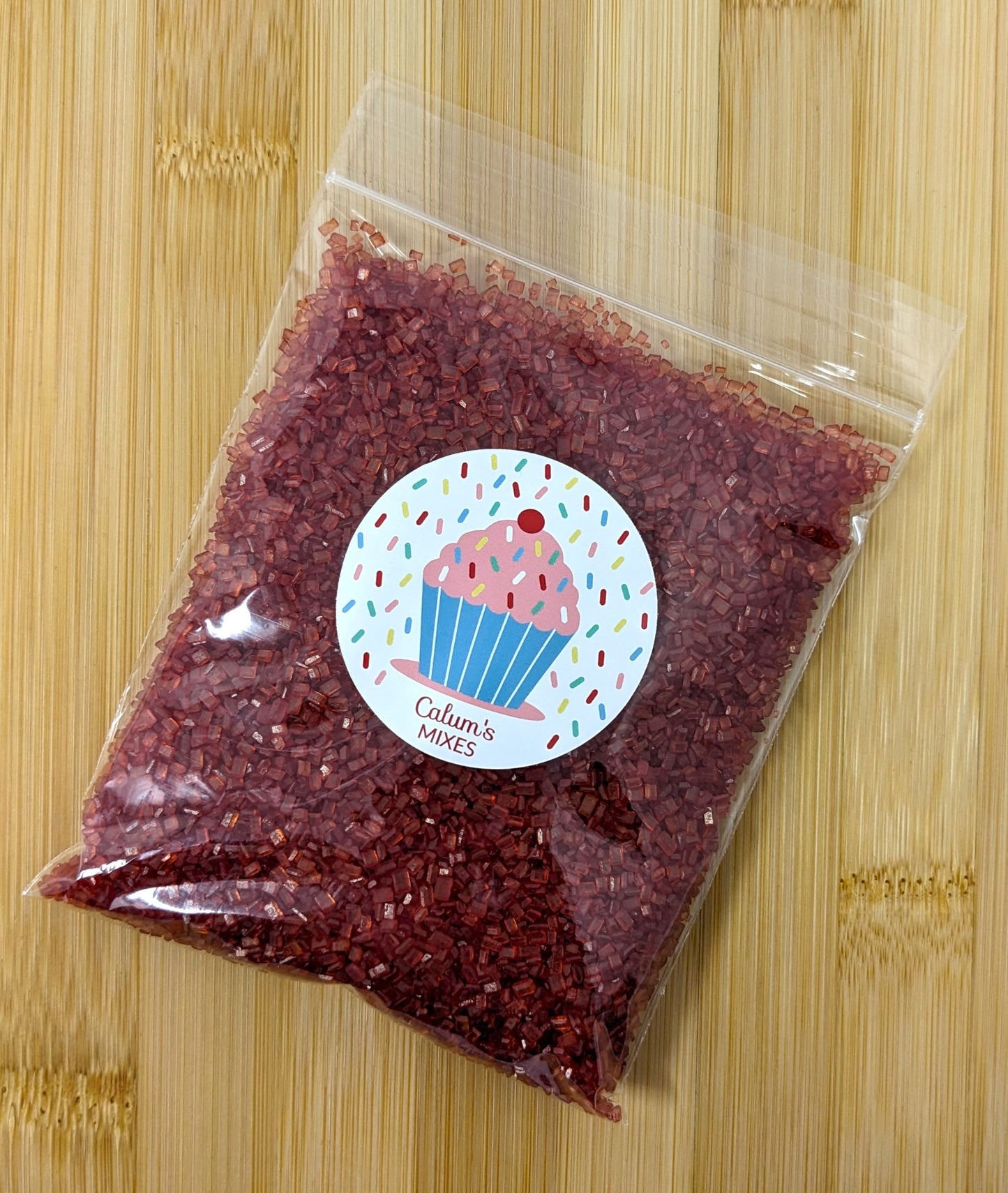 Red Sugar Cake Sprinkles