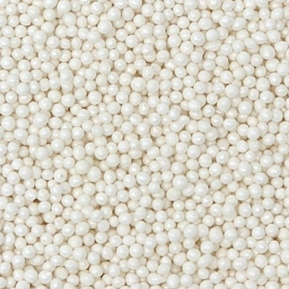 White Glimmer Cake Sprinkles