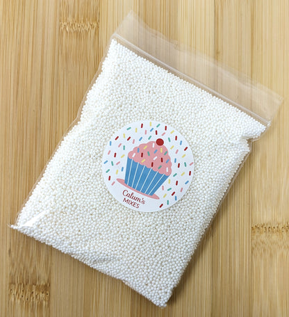 White Glimmer Cake Sprinkles
