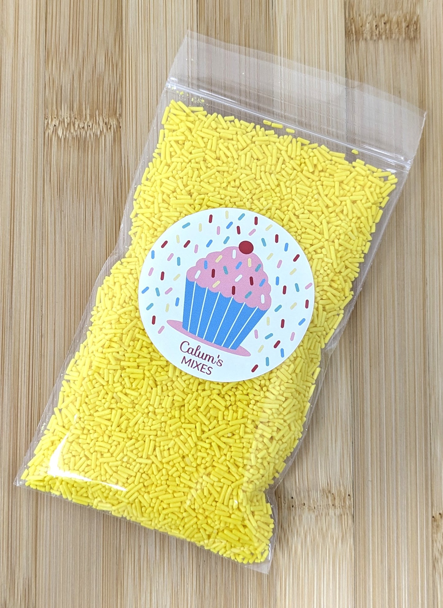 Yellow Sugar Strands Cake Sprinkles