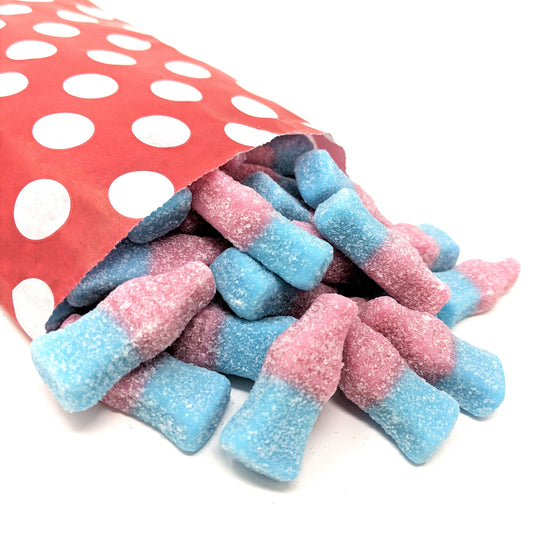 Bubblegum Bottles - Strawberry Laces Sweet Shop