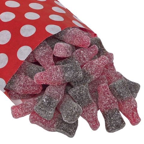 Fizzy Cherry Cola Bottles - Strawberry Laces Sweet Shop
