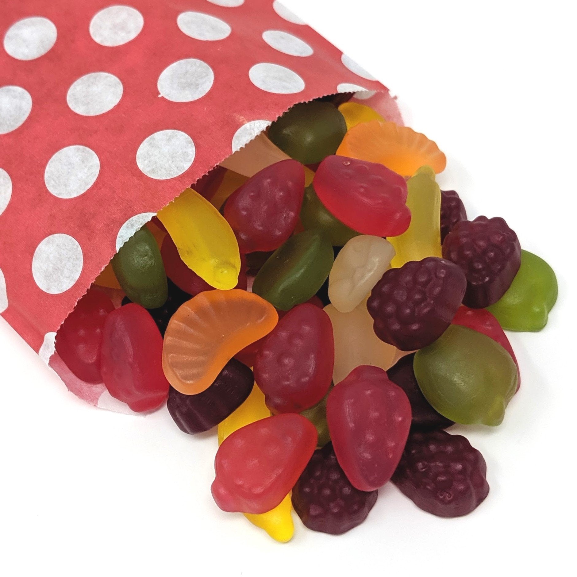 Vegan Fruit Gums Gelatine Free Sweets For Vegetarians & Vegans