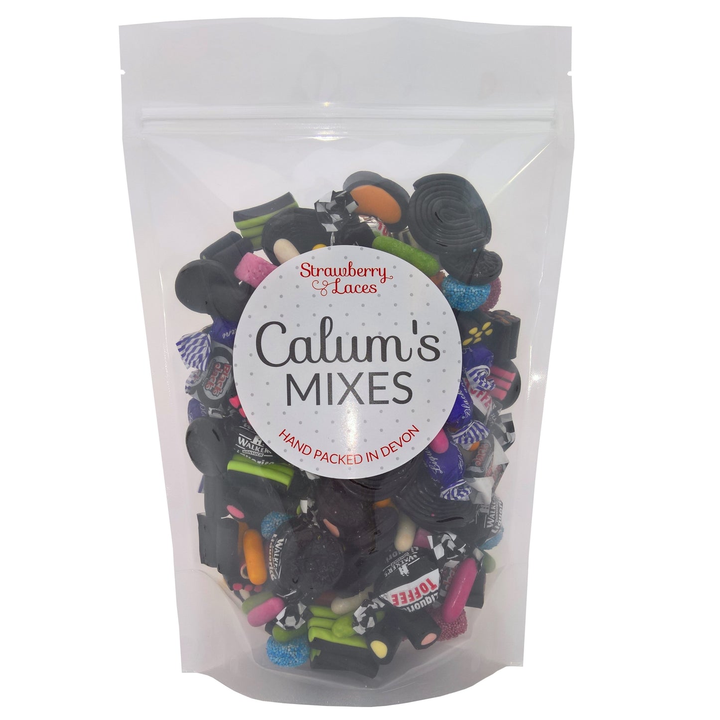 Calum's Mixes - Liquorice Sweet Mix - Strawberry Laces Sweet Shop