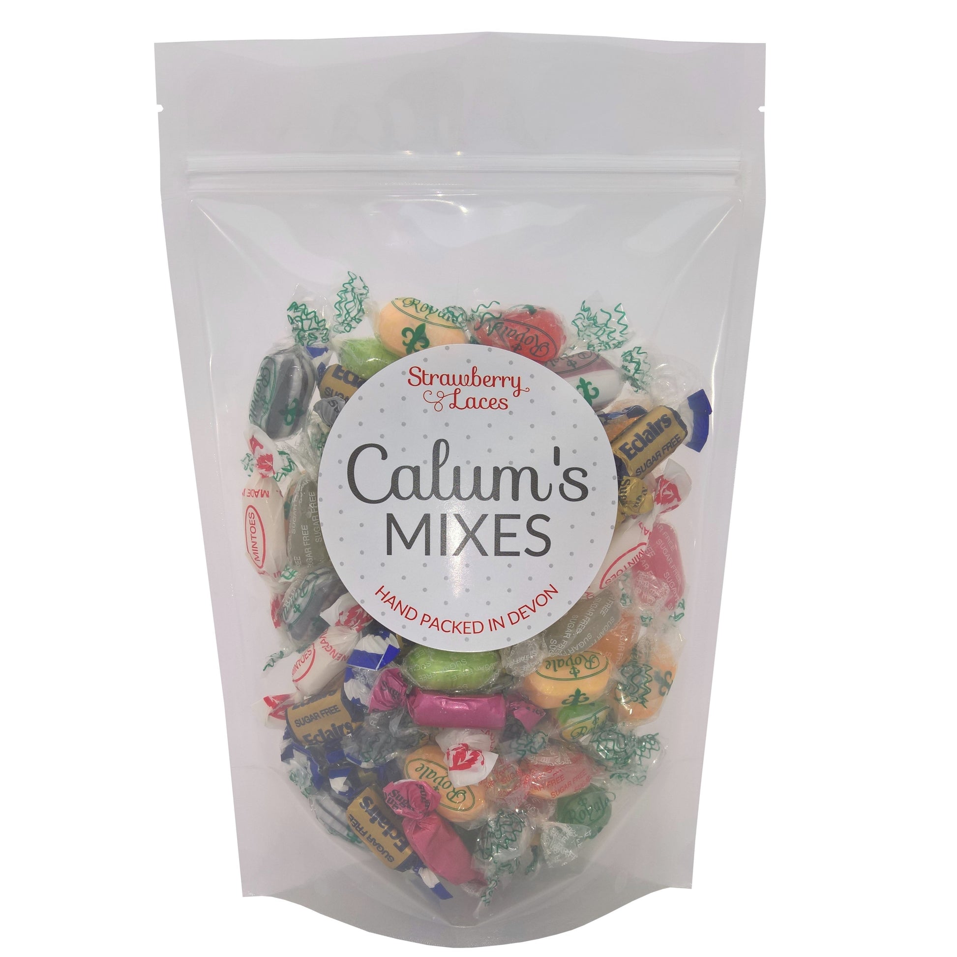 Calum's Mixes - Sugar Free Sweet Mix - Strawberry Laces Sweet Shop