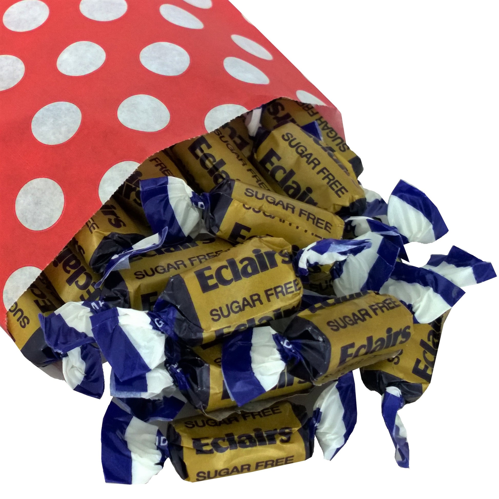 Sugar Free Chocolate Eclairs - Strawberry Laces Sweet Shop