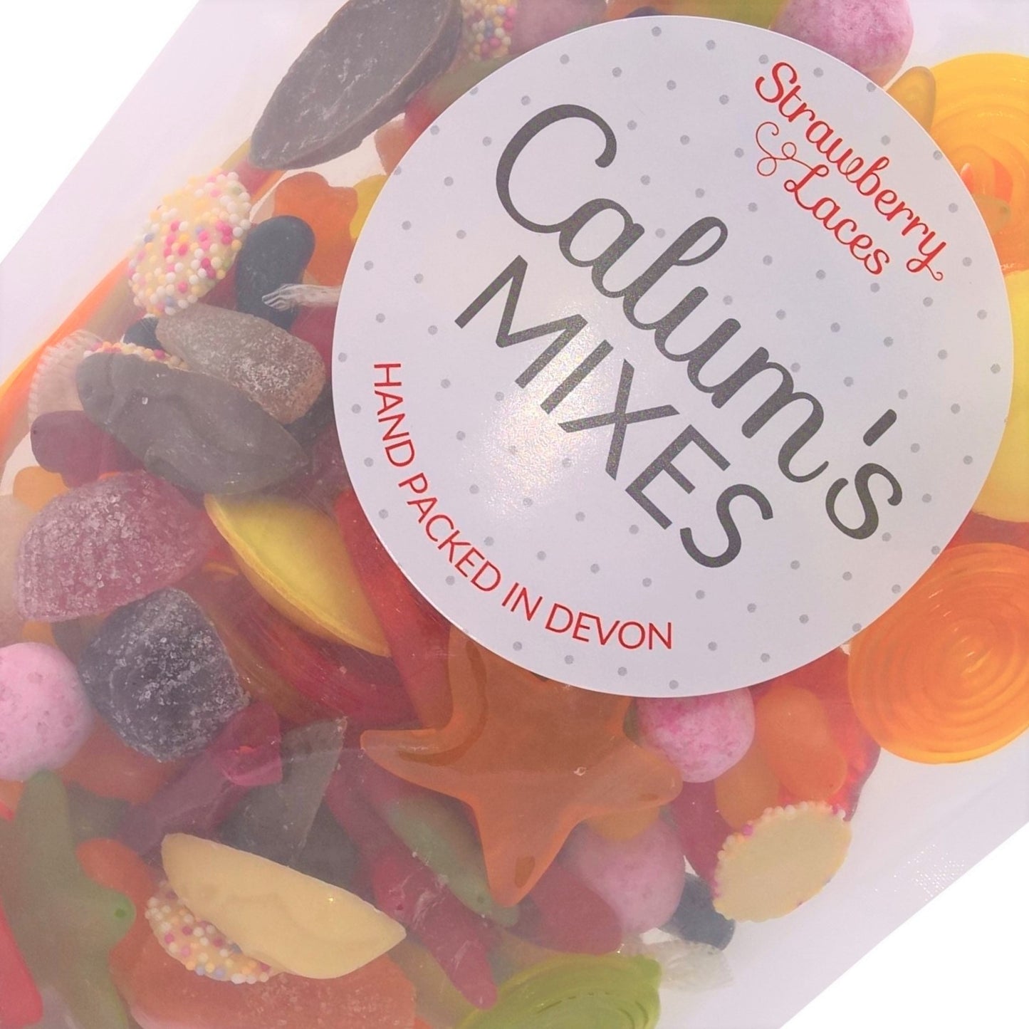 Calum's Mixes - Vegetarian Sweet Mix - Strawberry Laces Sweet Shop